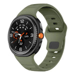 Silikon-Uhrenarmband mit Wellen- und umgekehrter Schnalle, für Samsung Galaxy Watch8 / Watch8 Classic