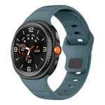 Silikon-Uhrenarmband mit Wellen- und umgekehrter Schnalle, für Samsung Galaxy Watch8 / Watch8 Classic