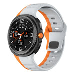 Silikon-Uhrenarmband mit Wellen- und umgekehrter Schnalle, für Samsung Galaxy Watch8 / Watch8 Classic