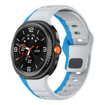 Silikon-Uhrenarmband mit Wellen- und umgekehrter Schnalle, für Samsung Galaxy Watch8 / Watch8 Classic