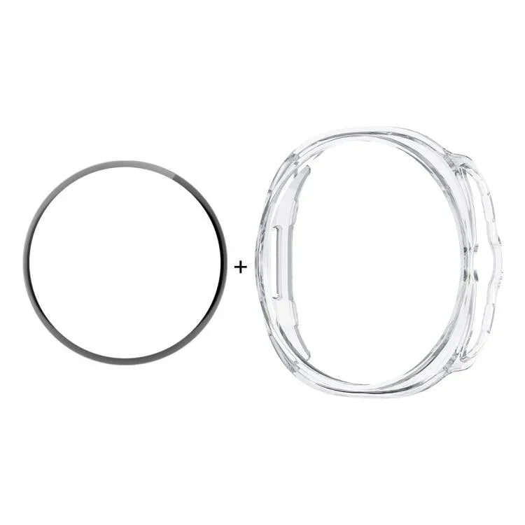 ENKAY Hat-Prince  2 in 1 Solid Color PC Watch Cover with Full Coverage PMMA Soft Film, For Samsung Galaxy Watch8 Classic 46mm