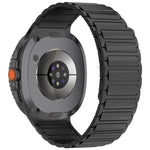 Magnetisches Silikon-Uhrenarmband mit drei Perlen, für Samsung Galaxy Watch8 / Watch8 Classic