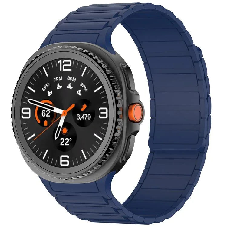 Magnetisches Silikon-Uhrenarmband mit drei Perlen, für Samsung Galaxy Watch8 / Watch8 Classic
