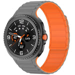 Magnetisches Silikon-Uhrenarmband mit drei Perlen, für Samsung Galaxy Watch8 / Watch8 Classic