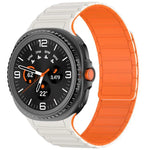 Magnetisches Silikon-Uhrenarmband mit drei Perlen, für Samsung Galaxy Watch8 / Watch8 Classic