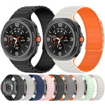 Magnetisches Silikon-Uhrenarmband mit drei Perlen, für Samsung Galaxy Watch8 / Watch8 Classic