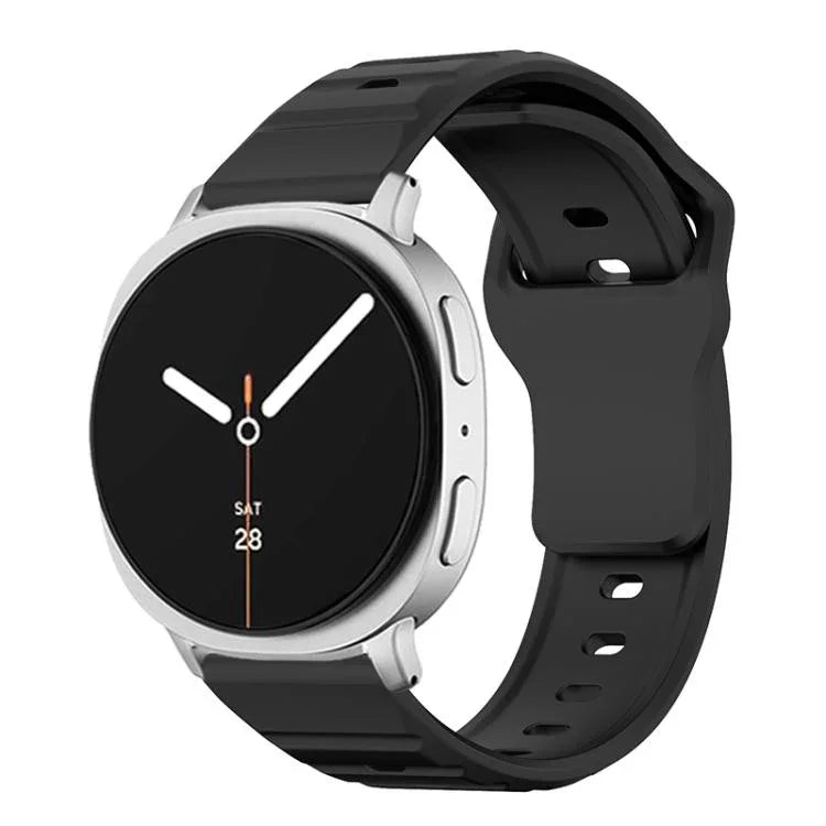 Silikonarmband mit Wellenmuster und Dornschließe, passend für Samsung Galaxy Watch8 / Watch8 Classic
