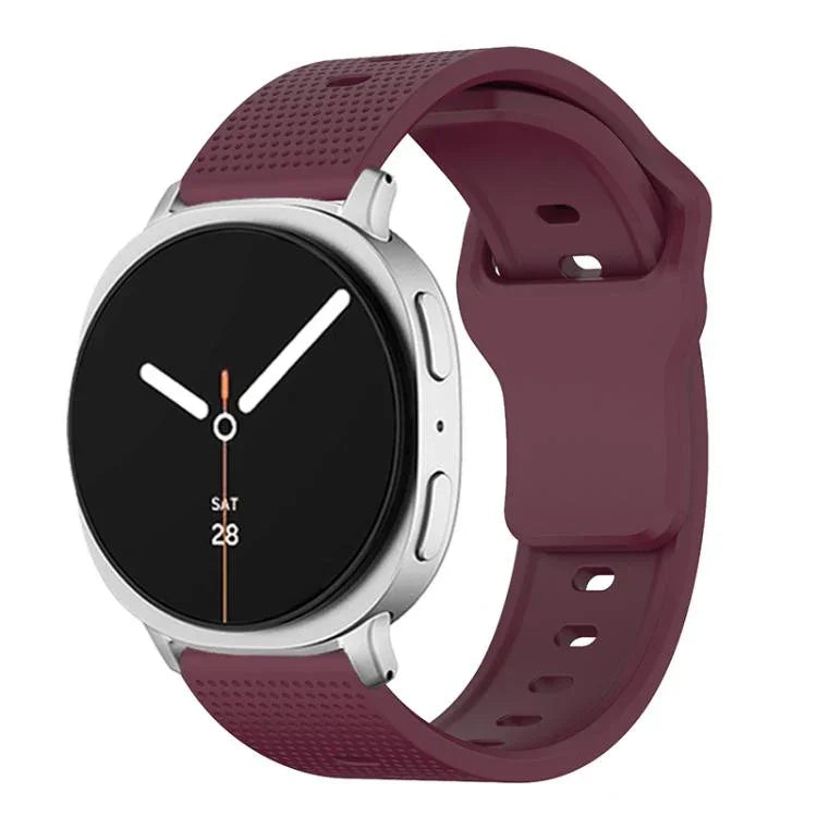 Round Dots Stud Buckle Silicone Watch Band, For Samsung Galaxy Watch8 / Watch8 Classic