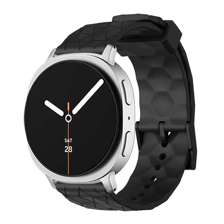 Silikonarmband mit Fußballmuster, einfarbig, für Samsung Galaxy Watch8 / Watch8 Classic