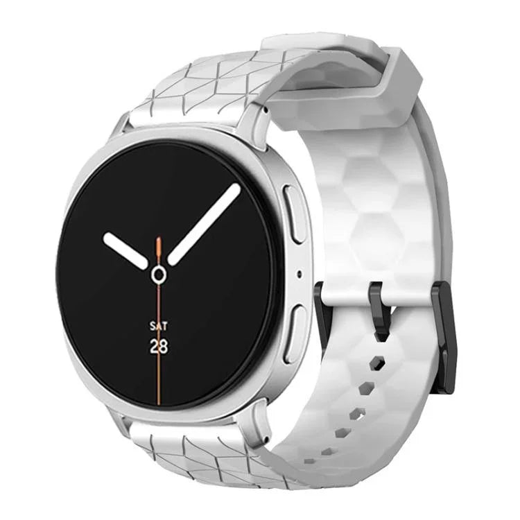 Silikonarmband mit Fußballmuster, einfarbig, für Samsung Galaxy Watch8 / Watch8 Classic
