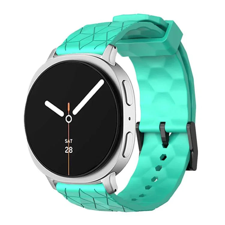 Silikonarmband mit Fußballmuster, einfarbig, für Samsung Galaxy Watch8 / Watch8 Classic