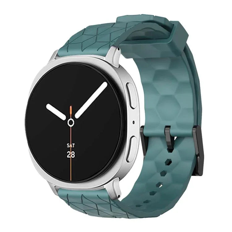 Silikonarmband mit Fußballmuster, einfarbig, für Samsung Galaxy Watch8 / Watch8 Classic