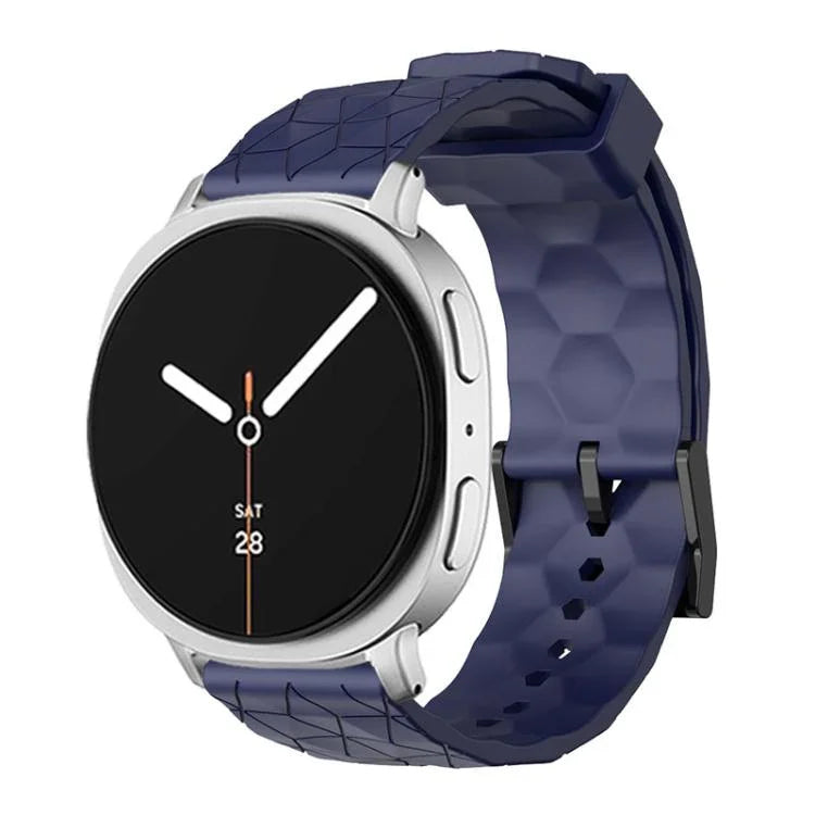 Silikonarmband mit Fußballmuster, einfarbig, für Samsung Galaxy Watch8 / Watch8 Classic