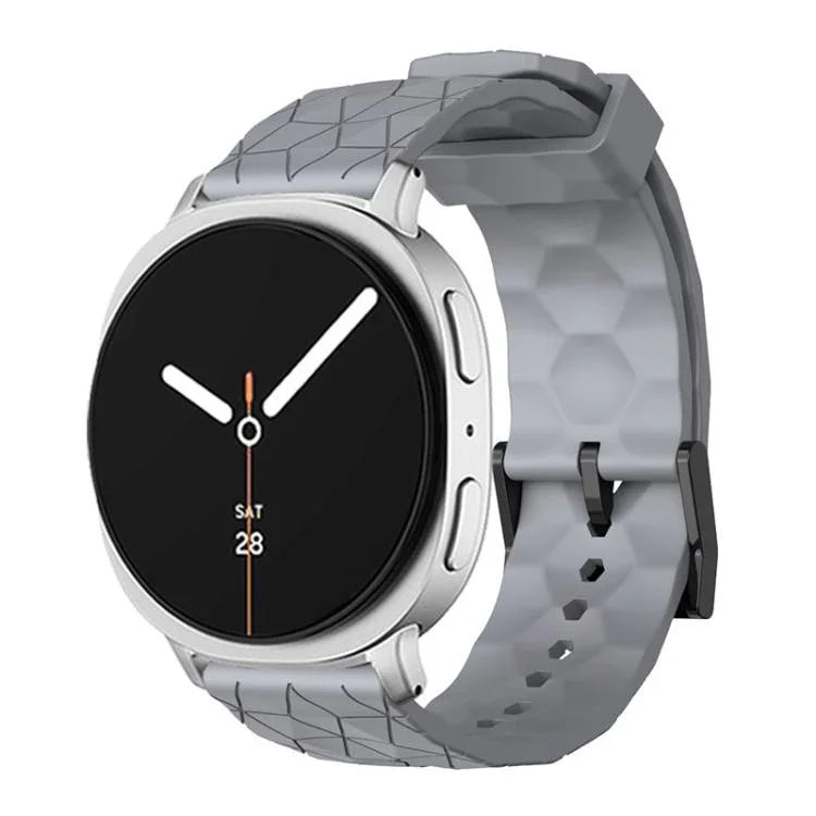 Silikonarmband mit Fußballmuster, einfarbig, für Samsung Galaxy Watch8 / Watch8 Classic