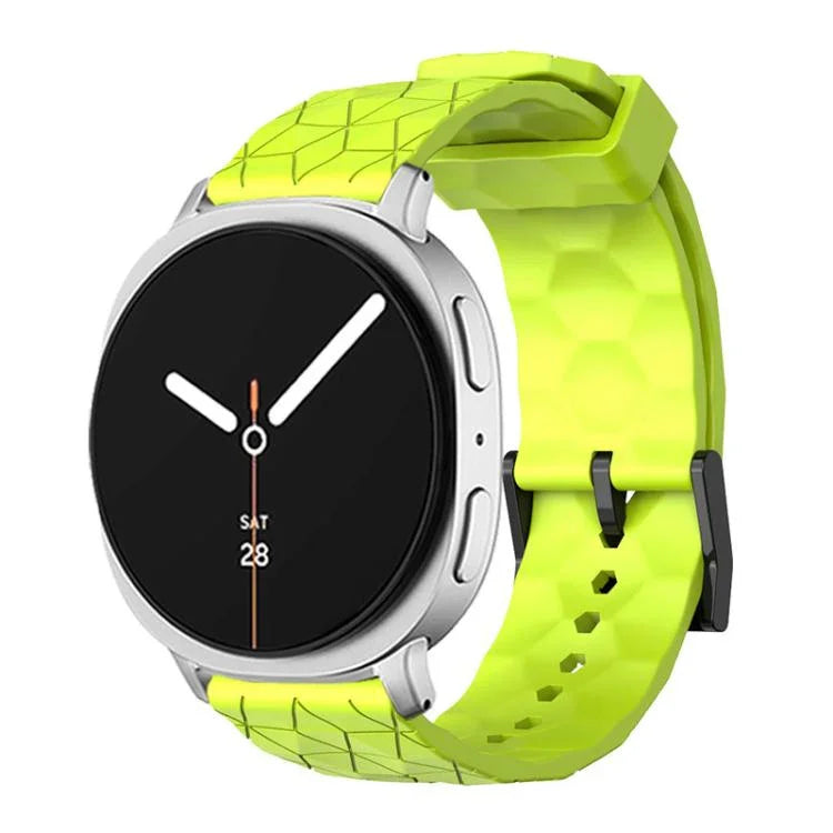 Silikonarmband mit Fußballmuster, einfarbig, für Samsung Galaxy Watch8 / Watch8 Classic