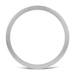 Lünette mit rautenförmiger Textur und farbiges Silikonarmband mit gewellter Ziernaht, passend für Samsung Galaxy Watch8 44 mm und 40 mm.