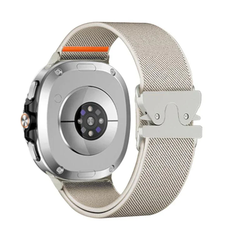Stretch-Nylon-Uhrenarmband mit Fallschirmschnalle, für Samsung Galaxy Watch8 / Watch8 Classic