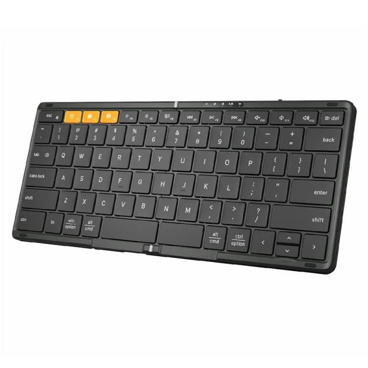 Für Windows / Android / iOS DF010 Faltbare Bluetooth-Tastatur mit 79 Tasten, ultradünn, DF010