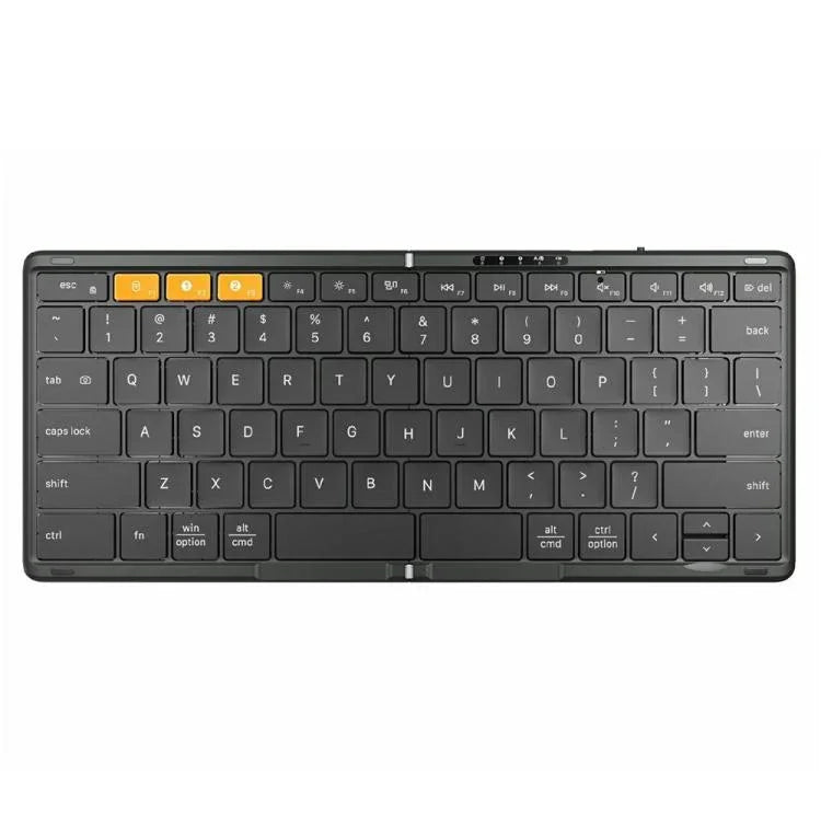 Für Windows / Android / iOS DF010 Faltbare Bluetooth-Tastatur mit 79 Tasten, ultradünn, DF010