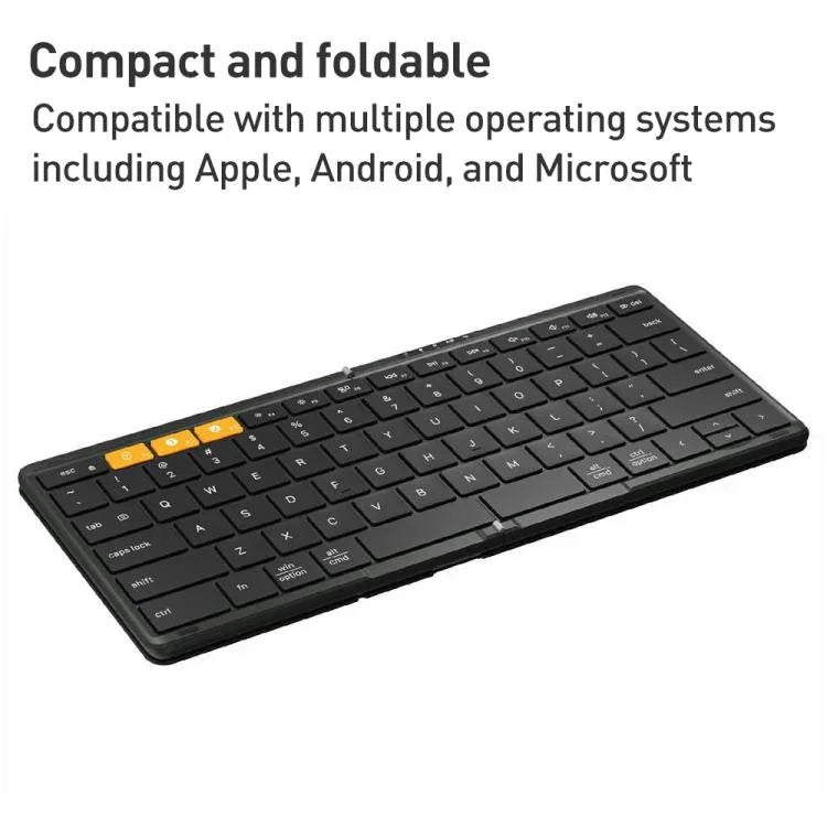 Für Windows / Android / iOS DF010 Faltbare Bluetooth-Tastatur mit 79 Tasten, ultradünn, DF010