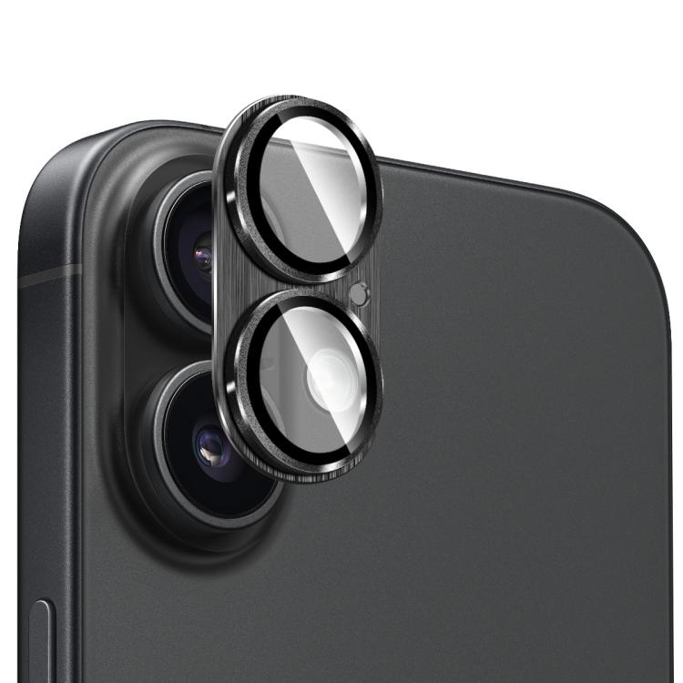 ENKAY Anti-Reflection Kameraobjektiv aus gebürsteter Aluminiumlegierung gehärtetes Glas, für iPhone 17