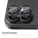 ENKAY Anti-Reflection Kameraobjektiv aus gebürsteter Aluminiumlegierung gehärtetes Glas, für iPhone 17