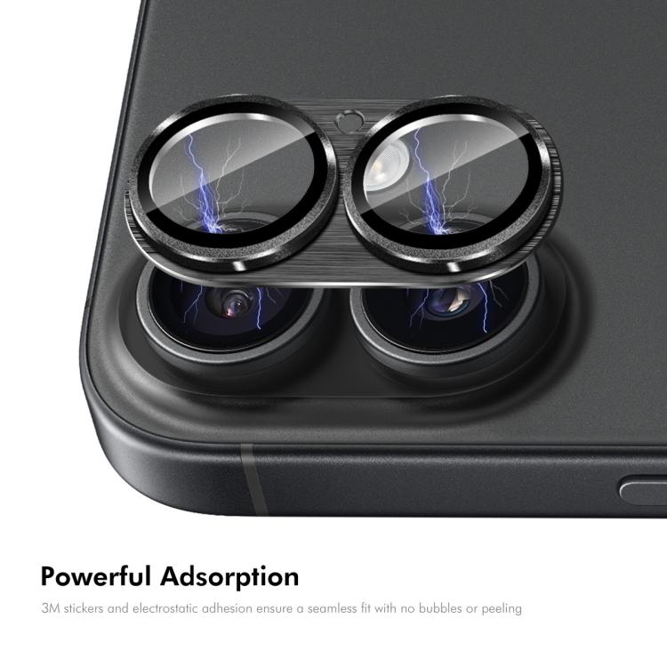 ENKAY Anti-Reflection Kameraobjektiv aus gebürsteter Aluminiumlegierung gehärtetes Glas, für iPhone 17