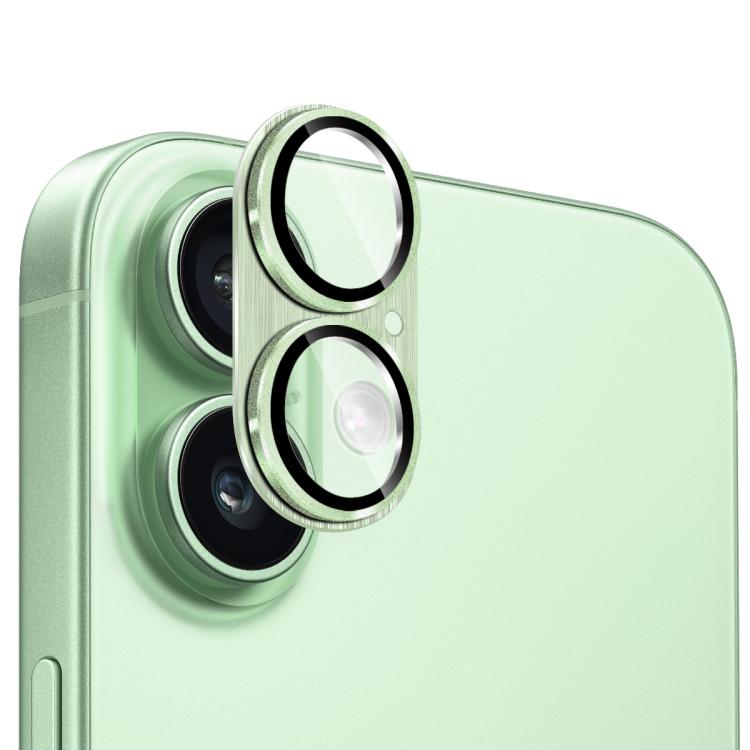 ENKAY Anti-Reflection Kameraobjektiv aus gebürsteter Aluminiumlegierung gehärtetes Glas, für iPhone 17