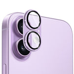 ENKAY CD Texture Aluminium Alloy Tempered Glass Lens Cover Film, For iPhone 17
