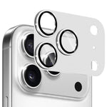 ENKAY CD Texture Aluminium Alloy Tempered Glass Lens Cover Film, For iPhone 17 Pro Max, For iPhone 17 Pro