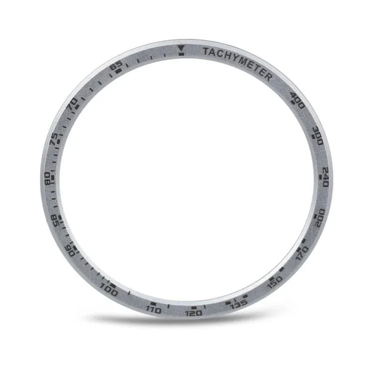 Speed-Lünette und schwarzes Silikonarmband mit umgekehrter Schnalle, für Samsung Galaxy Watch8 44 mm und 40 mm