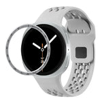 Speed-Lünette und schwarzes Silikonarmband mit umgekehrter Schnalle, für Samsung Galaxy Watch8 44 mm und 40 mm