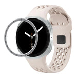 Speed-Lünette und schwarzes Silikonarmband mit umgekehrter Schnalle, für Samsung Galaxy Watch8 44 mm und 40 mm
