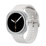 Lünette mit rautenförmiger Struktur und einfarbiges, genähtes Silikonarmband, für Samsung Galaxy Watch8 44 mm und 40 mm