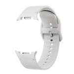 Lünette mit rautenförmiger Struktur und einfarbiges, genähtes Silikonarmband, für Samsung Galaxy Watch8 44 mm und 40 mm