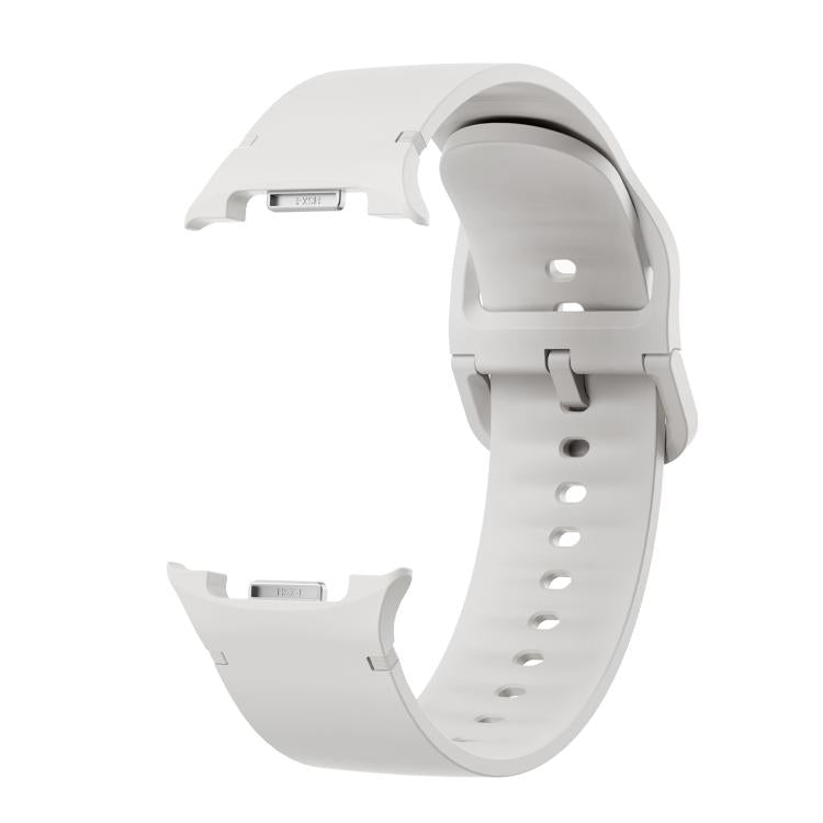 Lünette mit rautenförmiger Struktur und einfarbiges, genähtes Silikonarmband, für Samsung Galaxy Watch8 44 mm und 40 mm