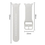 Lünette mit rautenförmiger Struktur und einfarbiges, genähtes Silikonarmband, für Samsung Galaxy Watch8 44 mm und 40 mm