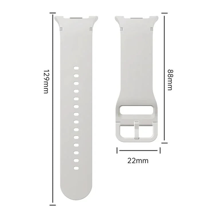 Lünette mit rautenförmiger Struktur und einfarbiges, genähtes Silikonarmband, für Samsung Galaxy Watch8 44 mm und 40 mm