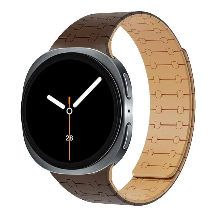 Integriertes magnetisches Silikon-Uhrenarmband, für Samsung Galaxy Watch8 / Watch8 Classic