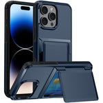 Kalebol Klapp-Karten-Geldbörsenhalter Stoßfeste Handyhülle, Für iPhone 17 Pro Max, Für iPhone 17 Pro, Für iPhone 17, Für iPhone Air, Für iPhone 16 Pro Max, Für iPhone 16 Pro, Für iPhone 16 Plus, Für iPhone 16