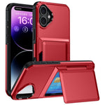 Kalebol Klapp-Karten-Geldbörsenhalter Stoßfeste Handyhülle, Für iPhone 17 Pro Max, Für iPhone 17 Pro, Für iPhone 17, Für iPhone Air, Für iPhone 16 Pro Max, Für iPhone 16 Pro, Für iPhone 16 Plus, Für iPhone 16
