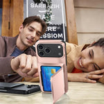 Kalebol Klapp-Karten-Geldbörsenhalter Stoßfeste Handyhülle, Für iPhone 17 Pro Max, Für iPhone 17 Pro, Für iPhone 17, Für iPhone Air, Für iPhone 16 Pro Max, Für iPhone 16 Pro, Für iPhone 16 Plus, Für iPhone 16