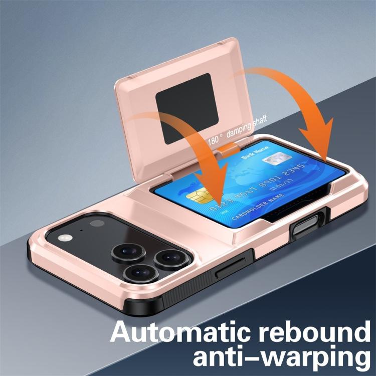Kalebol Klapp-Karten-Geldbörsenhalter Stoßfeste Handyhülle, Für iPhone 17 Pro Max, Für iPhone 17 Pro, Für iPhone 17, Für iPhone Air, Für iPhone 16 Pro Max, Für iPhone 16 Pro, Für iPhone 16 Plus, Für iPhone 16