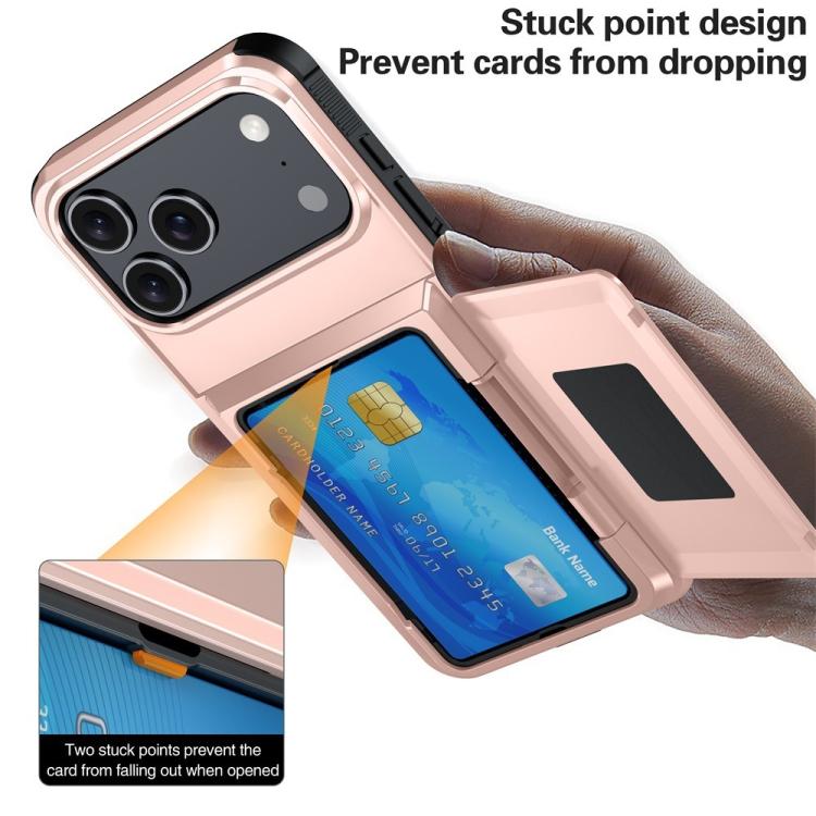 Kalebol Klapp-Karten-Geldbörsenhalter Stoßfeste Handyhülle, Für iPhone 17 Pro Max, Für iPhone 17 Pro, Für iPhone 17, Für iPhone Air, Für iPhone 16 Pro Max, Für iPhone 16 Pro, Für iPhone 16 Plus, Für iPhone 16
