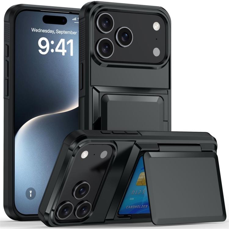 Kalebol Klapp-Karten-Geldbörsenhalter Stoßfeste Handyhülle, Für iPhone 17 Pro Max, Für iPhone 17 Pro, Für iPhone 17, Für iPhone Air, Für iPhone 16 Pro Max, Für iPhone 16 Pro, Für iPhone 16 Plus, Für iPhone 16