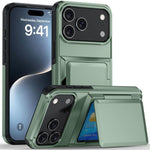 Kalebol Klapp-Karten-Geldbörsenhalter Stoßfeste Handyhülle, Für iPhone 17 Pro Max, Für iPhone 17 Pro, Für iPhone 17, Für iPhone Air, Für iPhone 16 Pro Max, Für iPhone 16 Pro, Für iPhone 16 Plus, Für iPhone 16