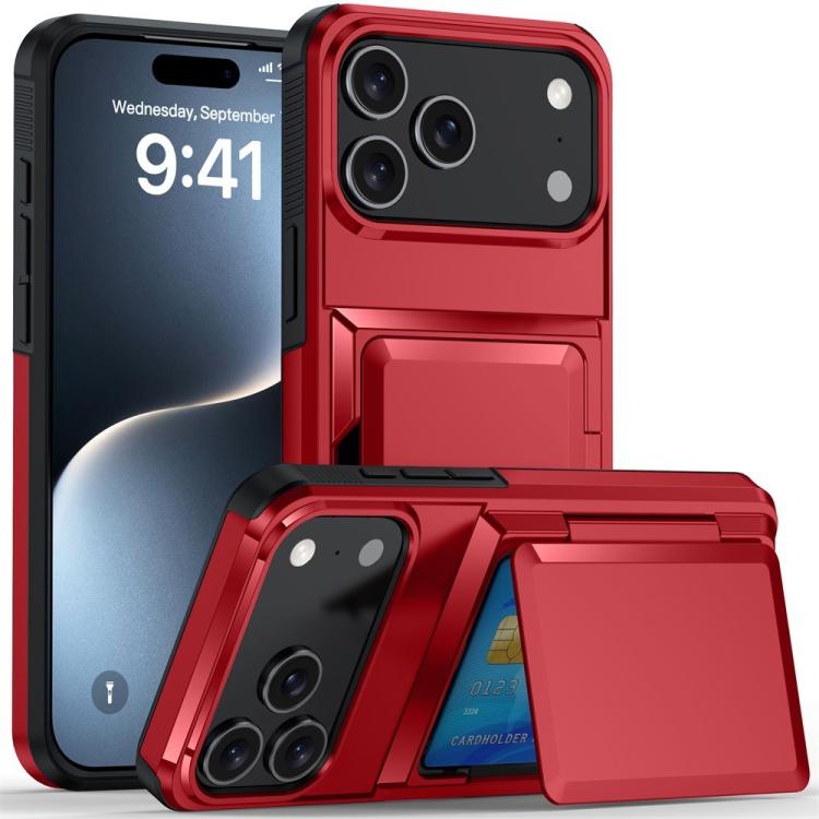 Kalebol Klapp-Karten-Geldbörsenhalter Stoßfeste Handyhülle, Für iPhone 17 Pro Max, Für iPhone 17 Pro, Für iPhone 17, Für iPhone Air, Für iPhone 16 Pro Max, Für iPhone 16 Pro, Für iPhone 16 Plus, Für iPhone 16