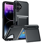 Kalebol Klapp-Karten-Geldbörsenhalter Stoßfeste Handyhülle, Für iPhone 17 Pro Max, Für iPhone 17 Pro, Für iPhone 17, Für iPhone Air, Für iPhone 16 Pro Max, Für iPhone 16 Pro, Für iPhone 16 Plus, Für iPhone 16