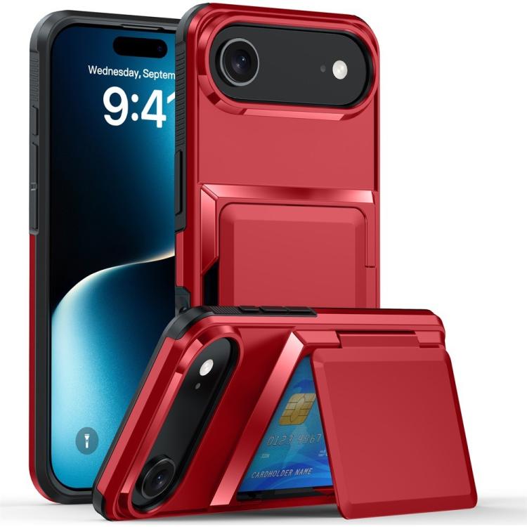Kalebol Klapp-Karten-Geldbörsenhalter Stoßfeste Handyhülle, Für iPhone 17 Pro Max, Für iPhone 17 Pro, Für iPhone 17, Für iPhone Air, Für iPhone 16 Pro Max, Für iPhone 16 Pro, Für iPhone 16 Plus, Für iPhone 16