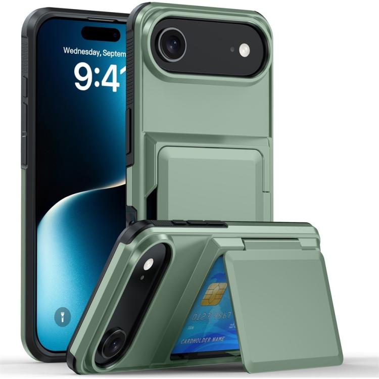 Kalebol Klapp-Karten-Geldbörsenhalter Stoßfeste Handyhülle, Für iPhone 17 Pro Max, Für iPhone 17 Pro, Für iPhone 17, Für iPhone Air, Für iPhone 16 Pro Max, Für iPhone 16 Pro, Für iPhone 16 Plus, Für iPhone 16